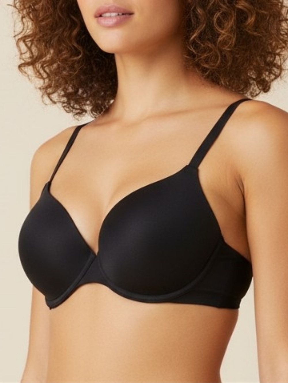 Skims Ultimate Pushup Plunge Bra Onyx Black 34C NWT